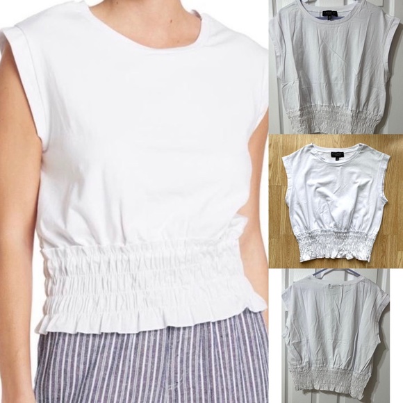 Laundry By Shelli Segal Tops - Laundry by Shelli Segal NWT Sz XL Smocked Waist Muscle Tank